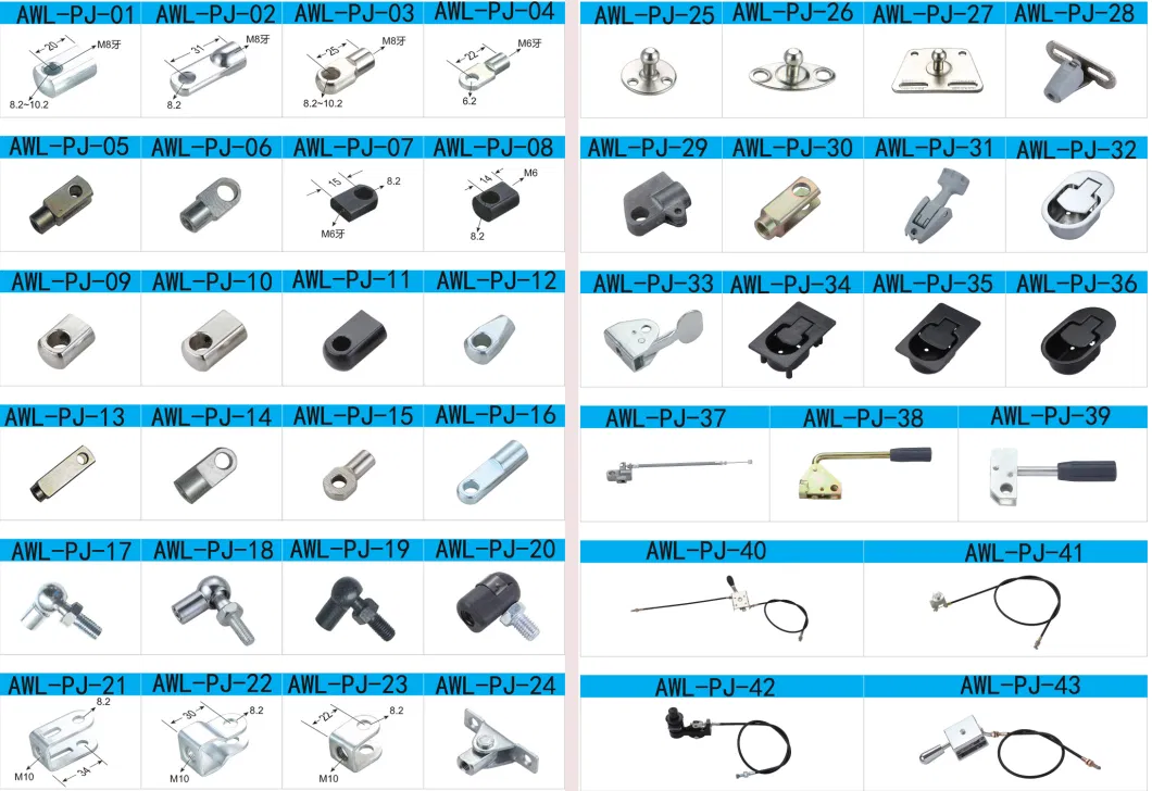 High Quality Gas Lift Compression Lockable Gas Spring for Medical Bed/ Outdoor Furniture/ Equipment Gas Strut Gas Cylinder