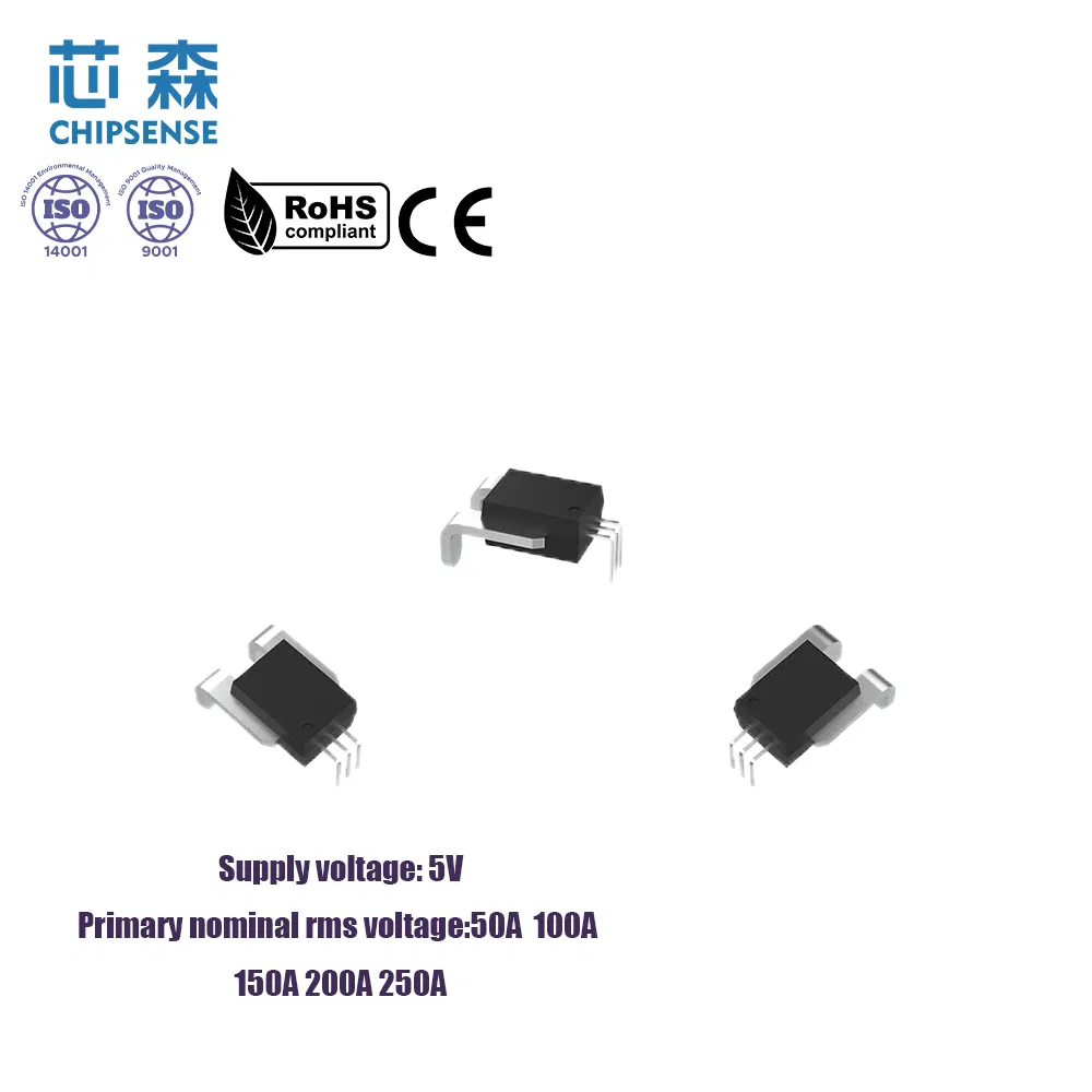 Sensor de corrente Hall série CS500ek1 com conector Molex ou conector verde 3.81