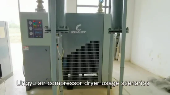 Fabricante de secador de refrigeração com compressor de ar de alta temperatura de entrada 80c R410A Secador de ar comprimido refrigerado