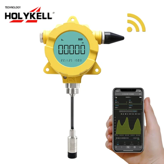 Sensor de nível do tanque de água sem fio Holykell Nb Iot Lora